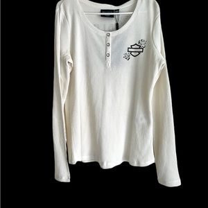 Women's Fireside Roses Thermal Henley